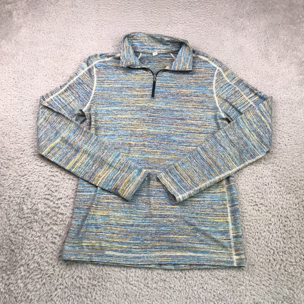 Lululemon Surge Warm 1/2 Zip Pullover Mens M Space Dye Camo Alberta Lake Jacket